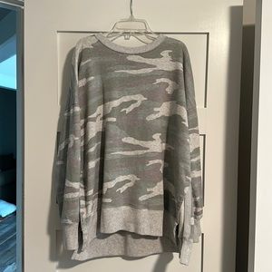 Oversized Camo Aerie Pullover